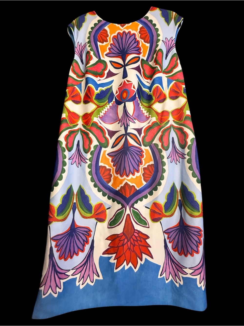 Vince Camuto A-Line Scuba Print Dress NWT